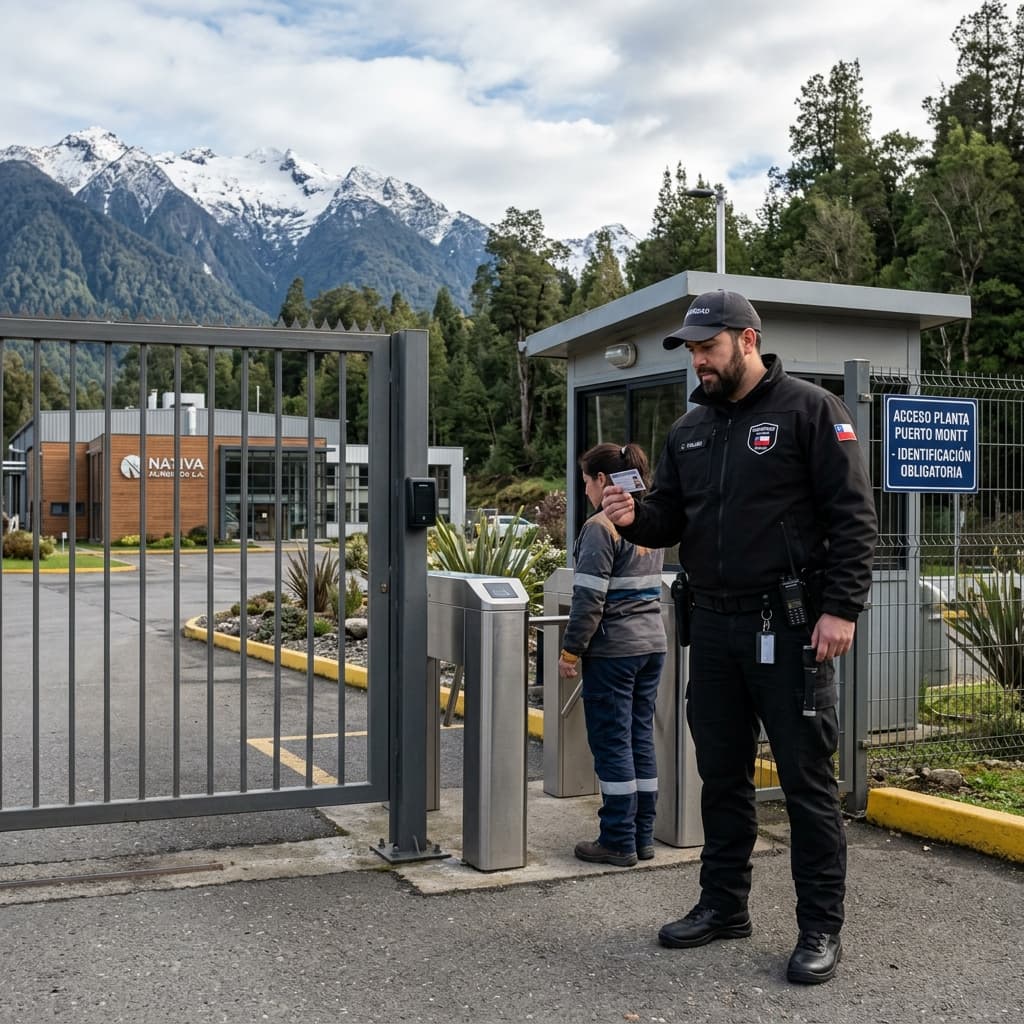 Seguridad industrial y control de acceso en la zona sur